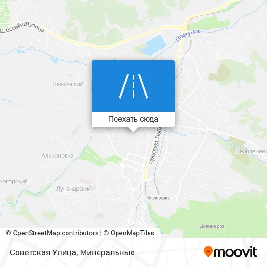 Карта Советская Улица