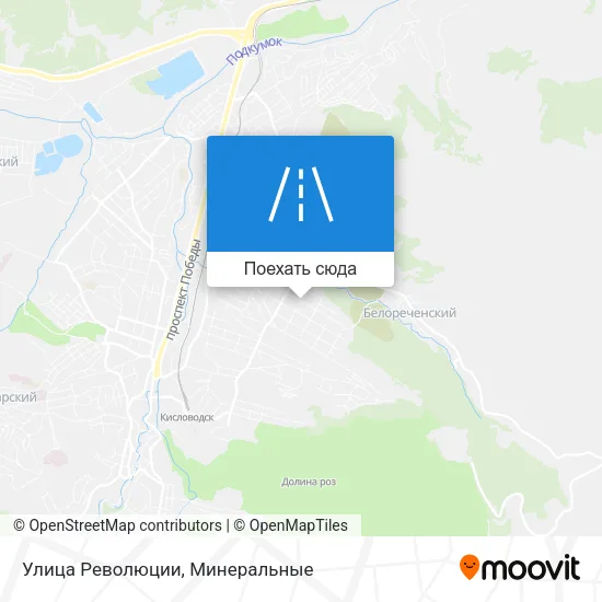 Карта Улица Революции