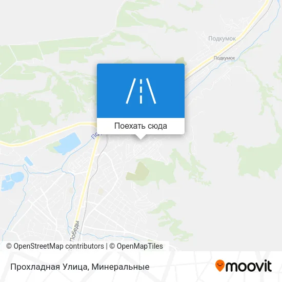 Карта Прохладная Улица