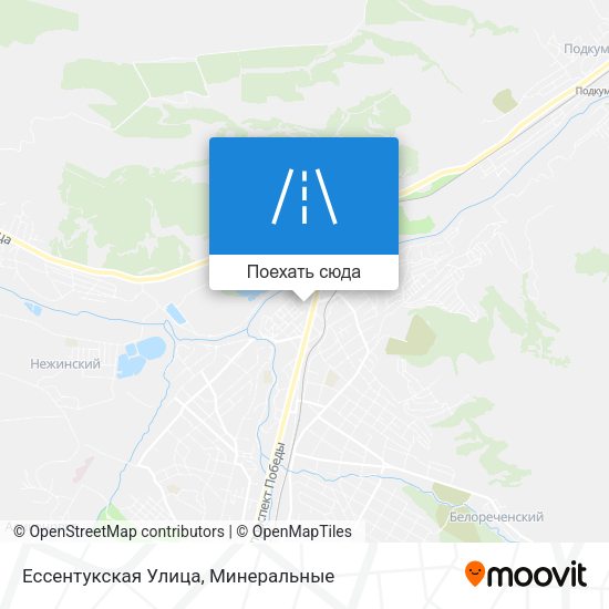 Карта Ессентукская Улица