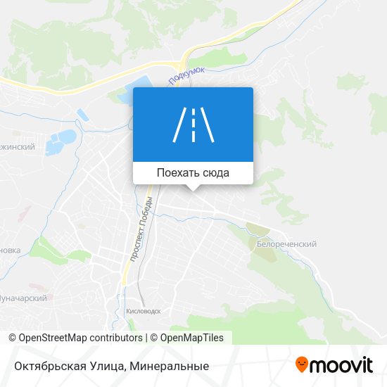 Карта Октябрьская Улица