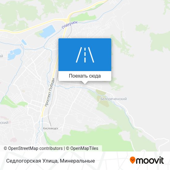 Карта Седлогорская Улица