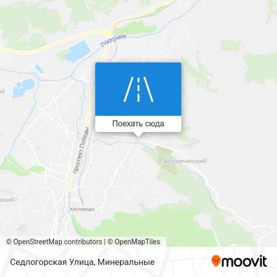 Карта Седлогорская Улица