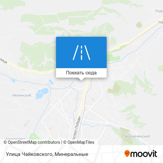 Карта Улица Чайковского