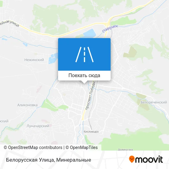 Карта Белорусская Улица