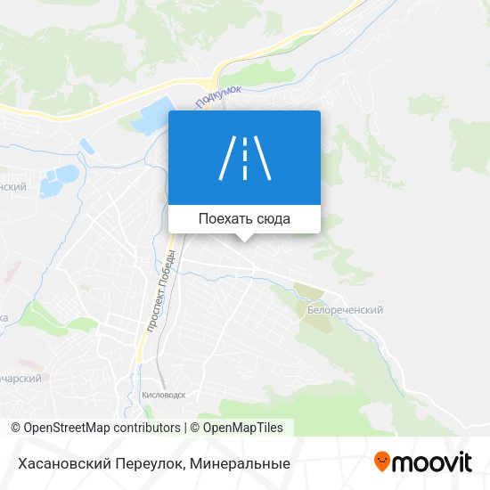 Карта Хасановский Переулок