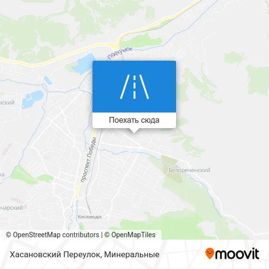 Карта Хасановский Переулок