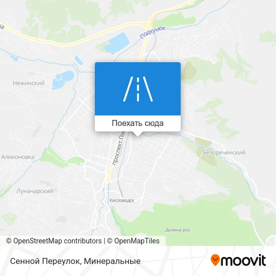 Карта Сенной Переулок