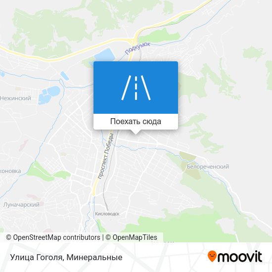 Карта Улица Гоголя
