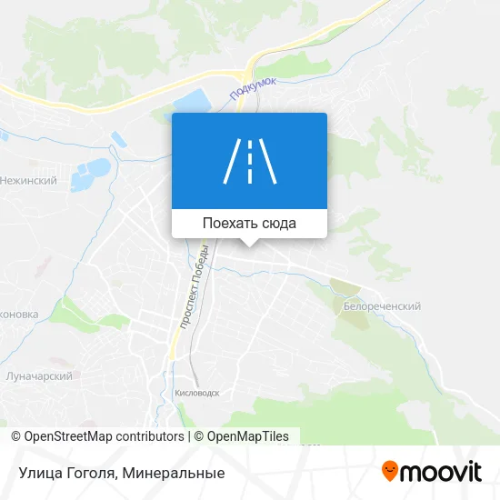 Карта Улица Гоголя