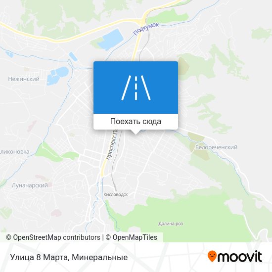 Карта Улица 8 Марта