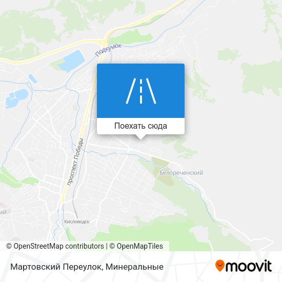Карта Мартовский Переулок