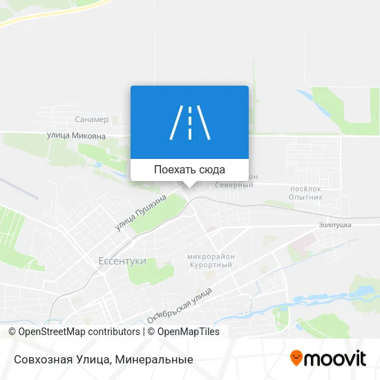 Карта Совхозная Улица