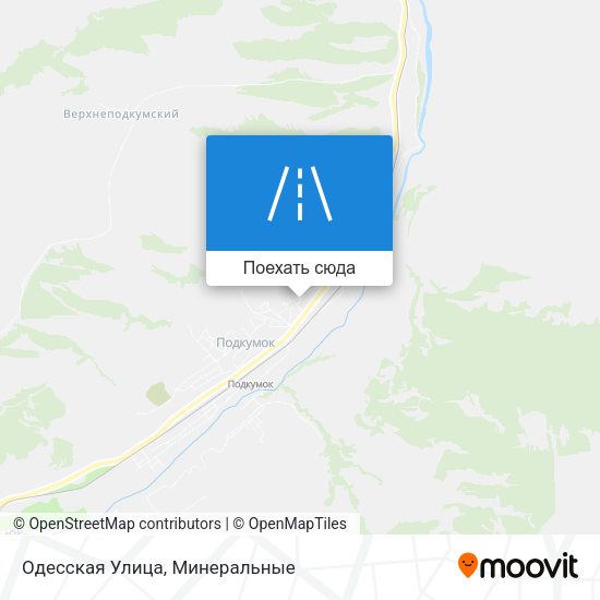 Карта Одесская Улица