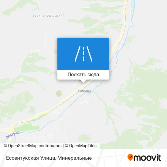 Карта Ессентукская Улица