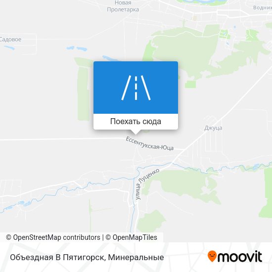Карта Объездная В Пятигорск
