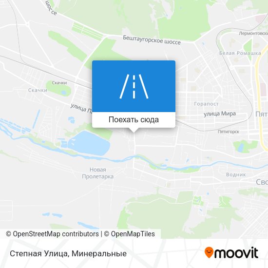 Карта Степная Улица