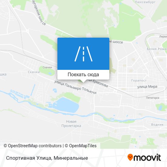 Карта Спортивная Улица