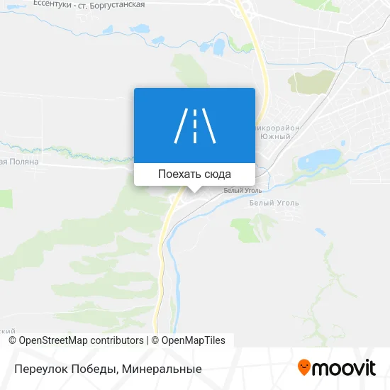 Карта Переулок Победы