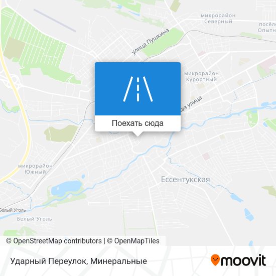 Карта Ударный Переулок