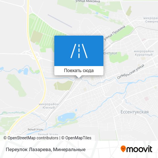 Карта Переулок Лазарева