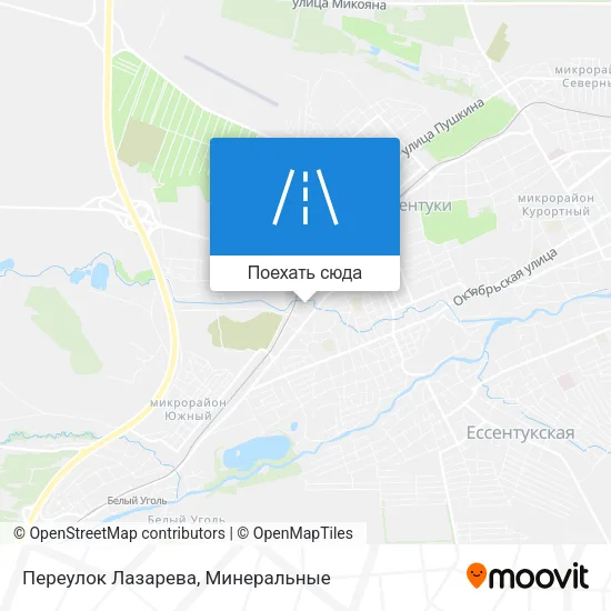 Карта Переулок Лазарева