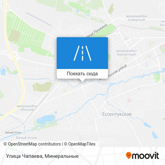 Карта Улица Чапаева