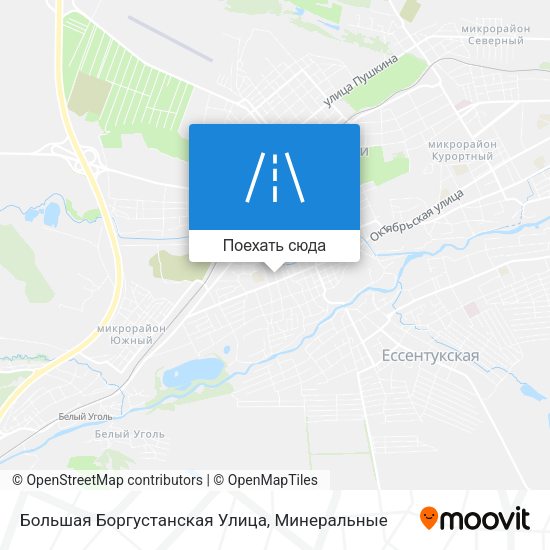 Карта Большая Боргустанская Улица