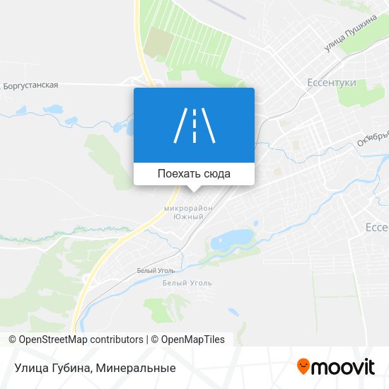 Карта Улица Губина