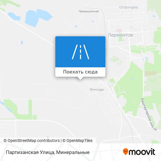 Карта Партизанская Улица