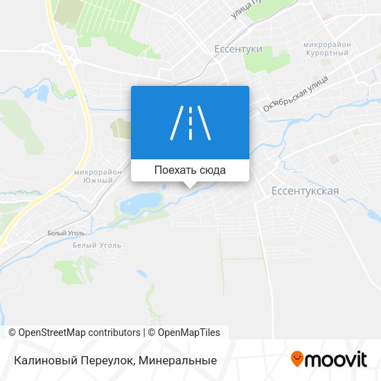 Карта Калиновый Переулок