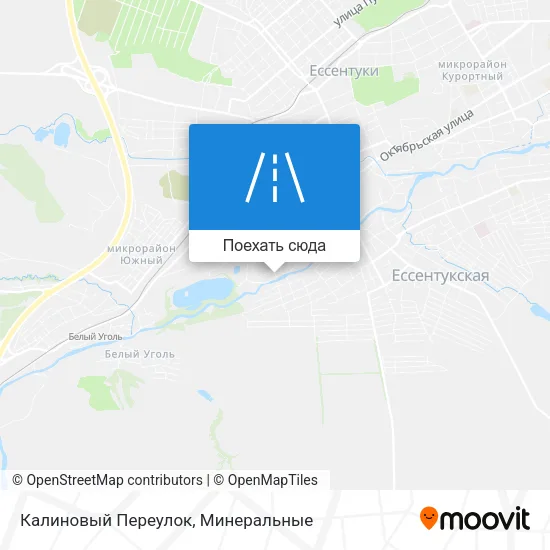 Карта Калиновый Переулок