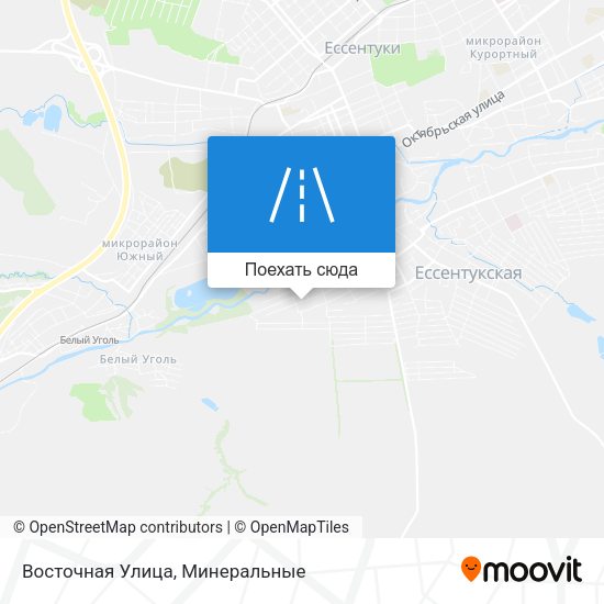 Карта Восточная Улица