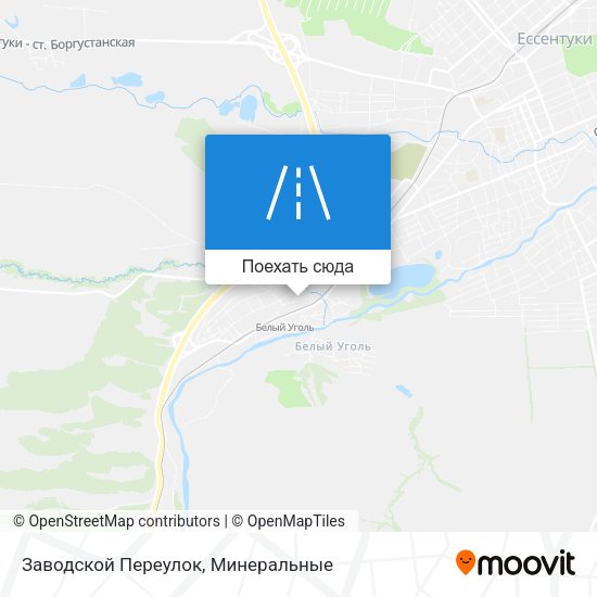Карта Заводской Переулок