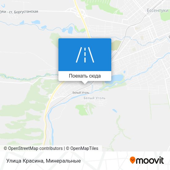 Карта Улица Красина