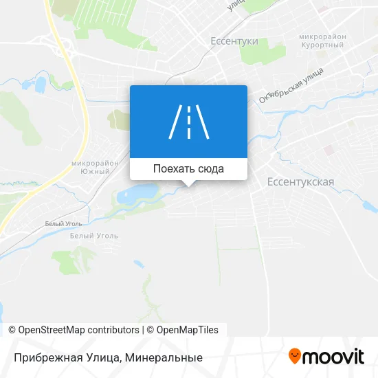 Карта Прибрежная Улица