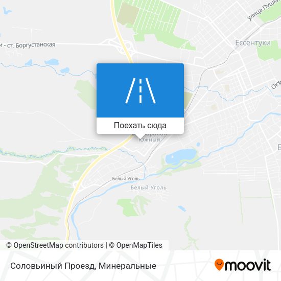 Карта Соловьиный Проезд