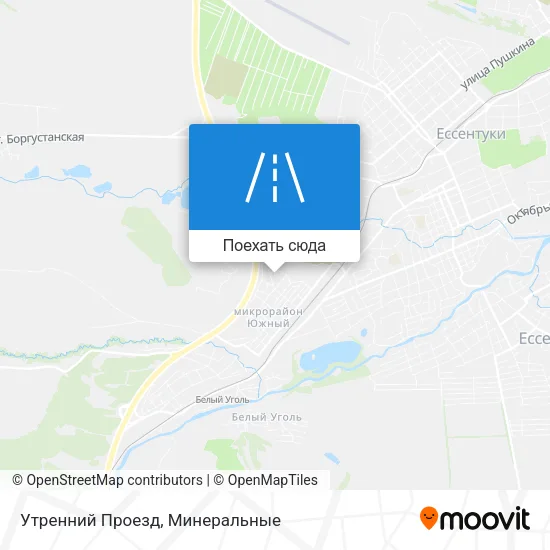 Карта Утренний Проезд