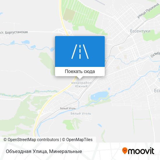 Карта Объездная Улица