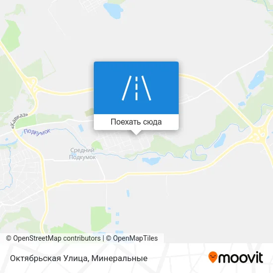 Карта Октябрьская Улица