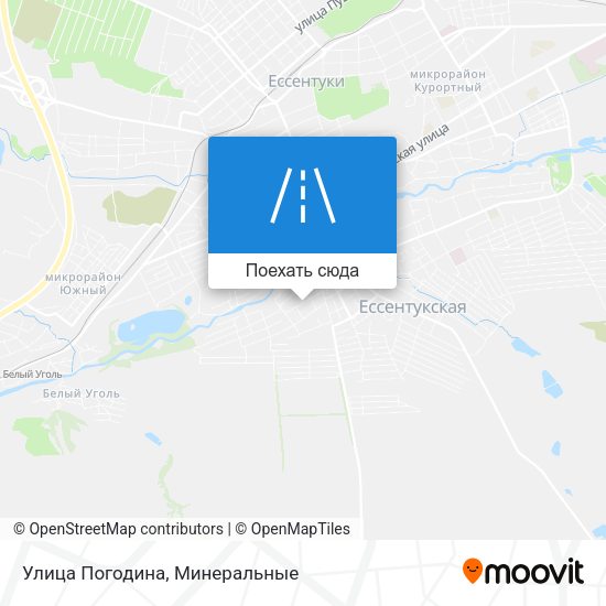 Карта Улица Погодина