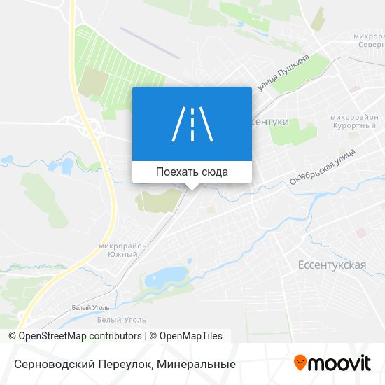 Карта Серноводский Переулок