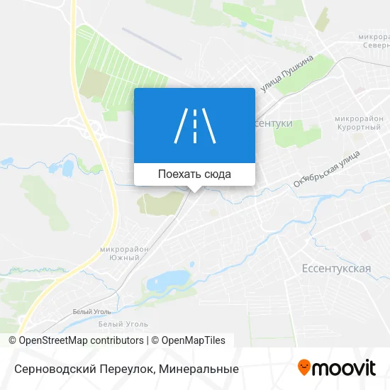 Карта Серноводский Переулок