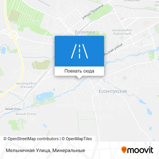 Карта Мельничная Улица