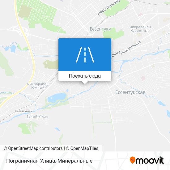 Карта Пограничная Улица