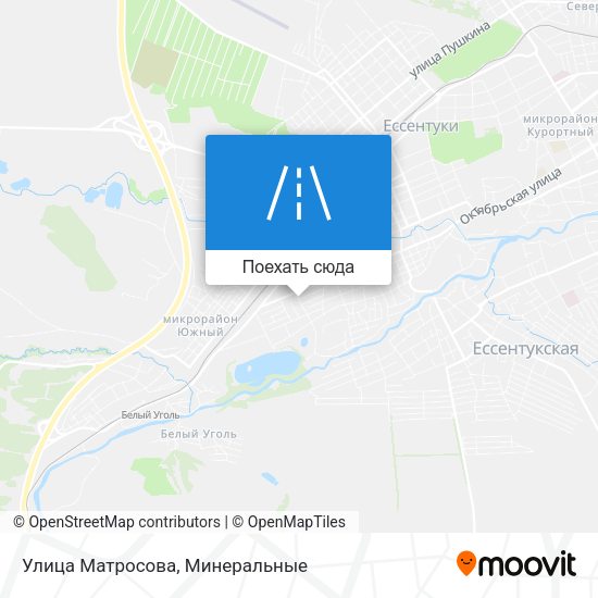 Карта Улица Матросова