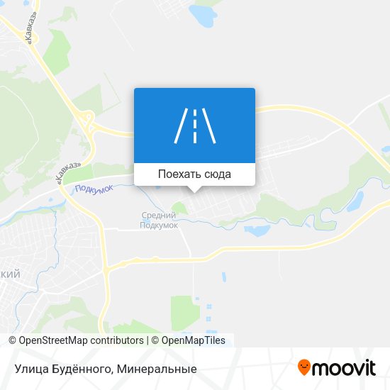 Карта Улица Будённого