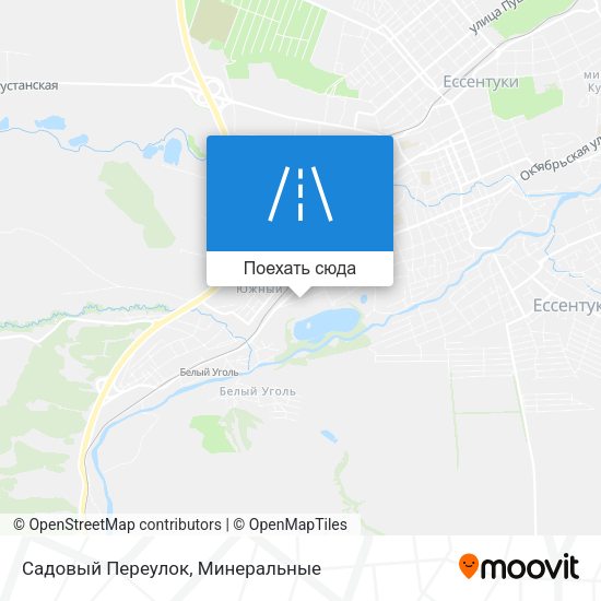 Карта Садовый Переулок