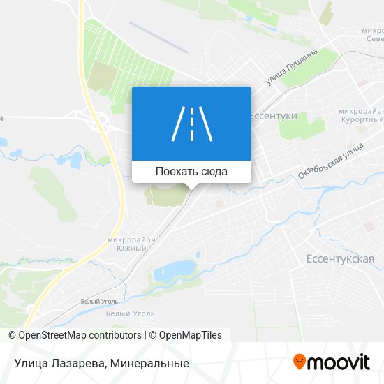 Карта Улица Лазарева