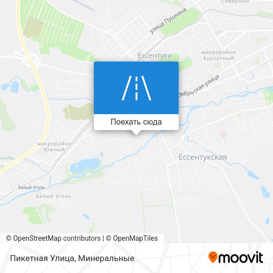 Карта Пикетная Улица